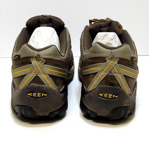 KEEN Voyageur Vented Hiking Shoes Men US 9M Leather Mesh Outdoor Water-Resistant - Picture 6 of 12
